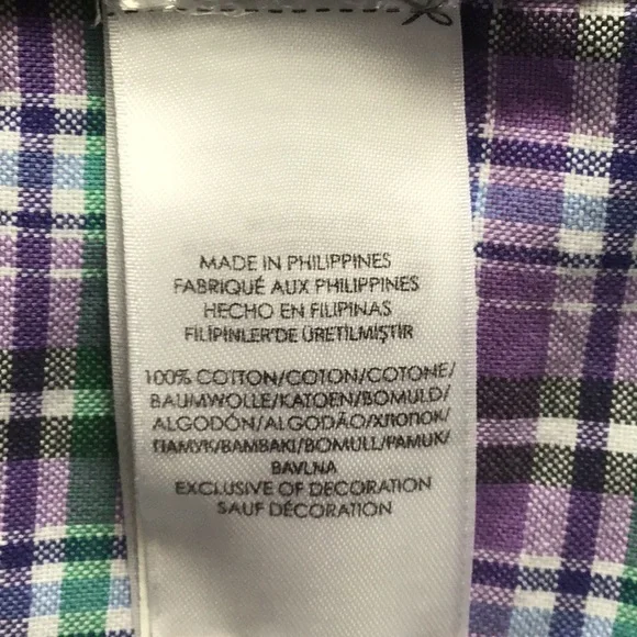 Ralph Lauren woven cotton long sleeve button down (Classic Medium) - Picture 8 of 10